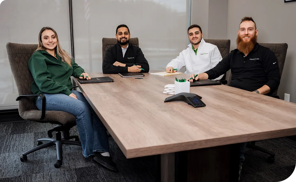 People at conference table