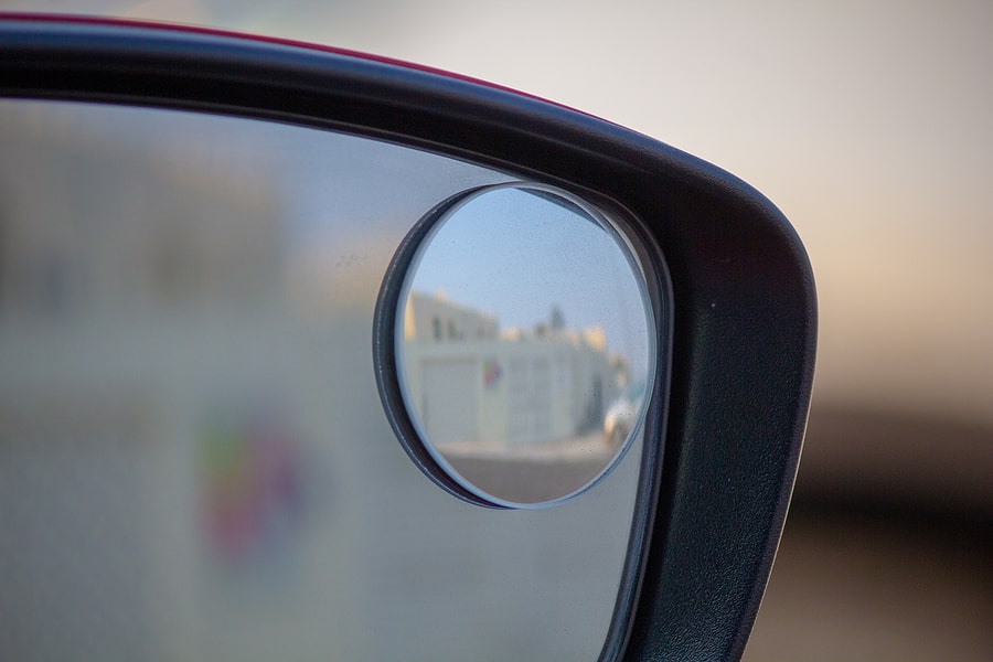 blind spot car side mirror